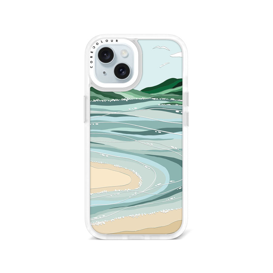 iPhone 15 Whitehaven Beach Phone Case Magsafe Compatible - CORECOLOUR