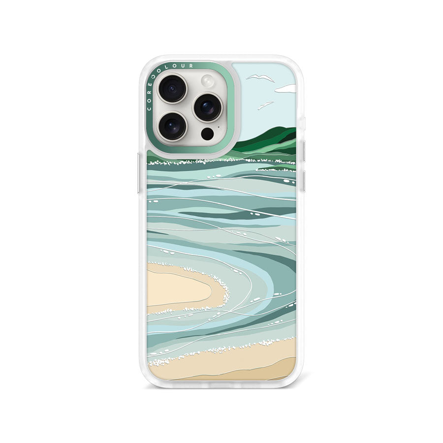 iPhone 15 Pro Max Whitehaven Beach Phone Case Magsafe Compatible - CORECOLOUR