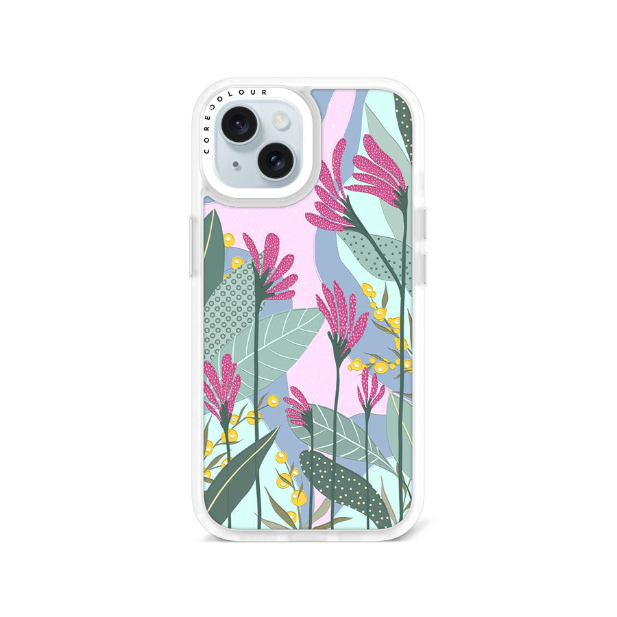 iPhone 15 Kangaroo Paws Phone Case Magsafe Compatible - CORECOLOUR