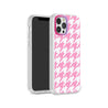 iPhone 12 Pro Pink Houndstooth Phone Case Magsafe Compatible - CORECOLOUR