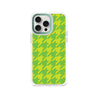 iPhone 15 Pro Max Green Houndstooth Phone Case Magsafe Compatible - CORECOLOUR
