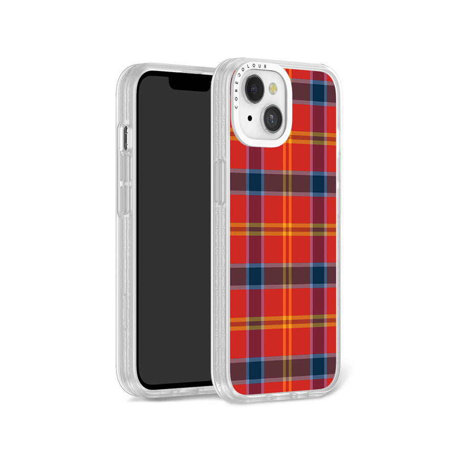 iPhone 13 Classic Plaid Phone Case Magsafe Compatible - CORECOLOUR