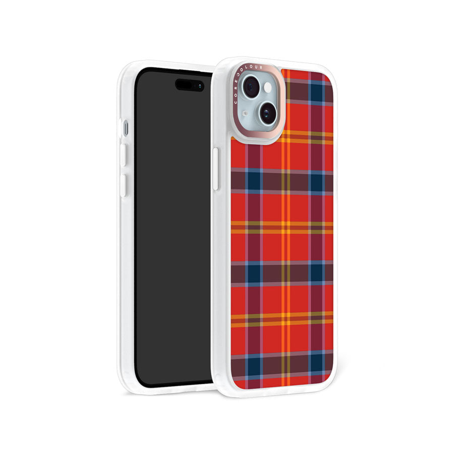 iPhone 15 Plus Classic Plaid Phone Case Magsafe Compatible - CORECOLOUR