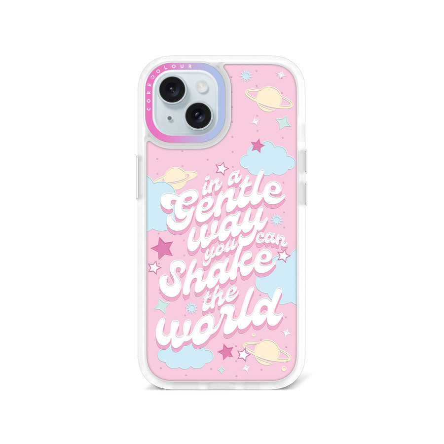 iPhone 15 Shake The World Phone Case Magsafe Compatible - CORECOLOUR