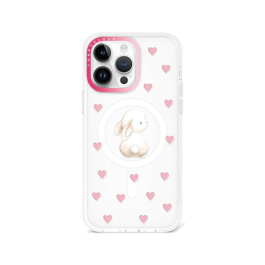 iPhone 14 Pro Max Rabbit Heart Phone Case MagSafe Compatible - CORECOLOUR