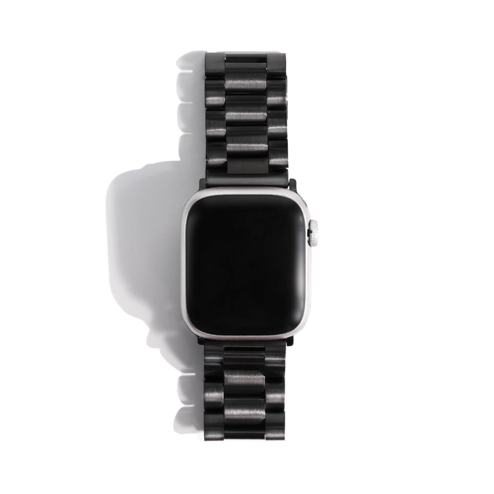 Apple Watch Strap Black 3 Link – Stainless Steel – 38mm – 41mm - CORECOLOUR