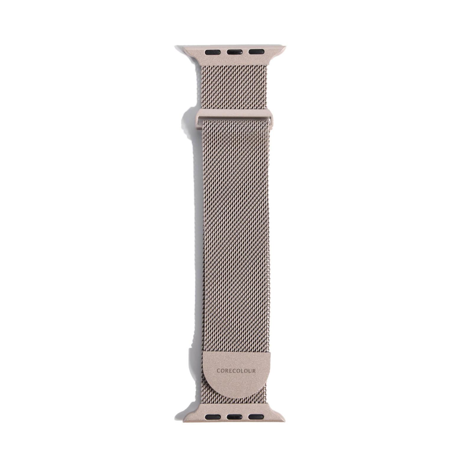 Apple Watch Strap Champagne Metal Mesh – Stainless Steel – 41mm – 49mm - CORECOLOUR