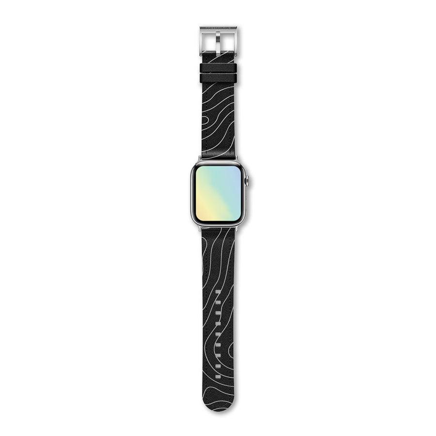 Apple Watch Strap Late Night Drive – Genuine Leather – 38mm – 41mm - CORECOLOUR