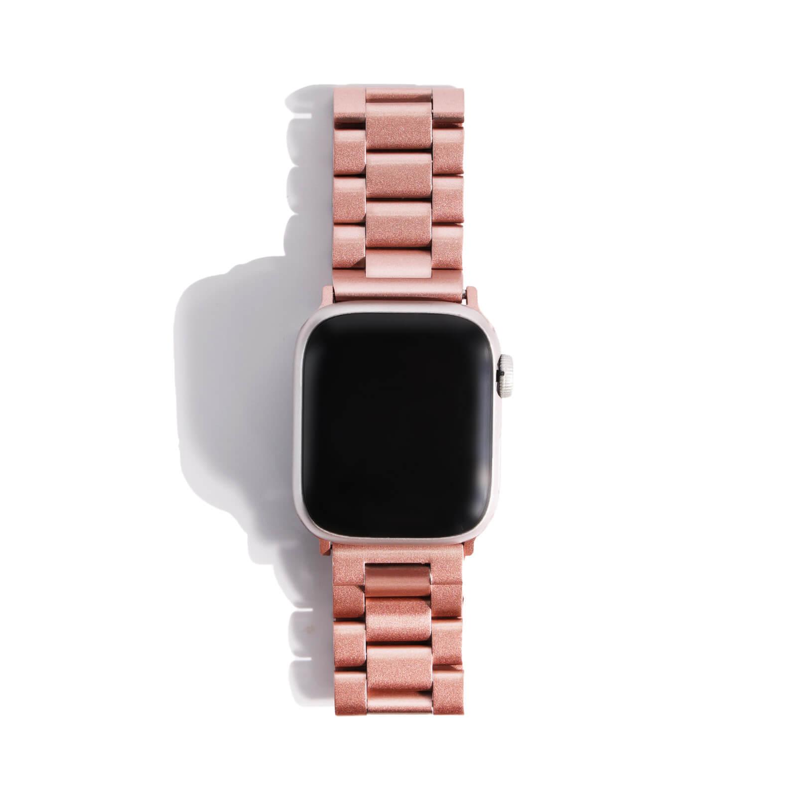 Apple Watch Strap Rose 3 Link – Stainless Steel – 38mm – 41mm - CORECOLOUR