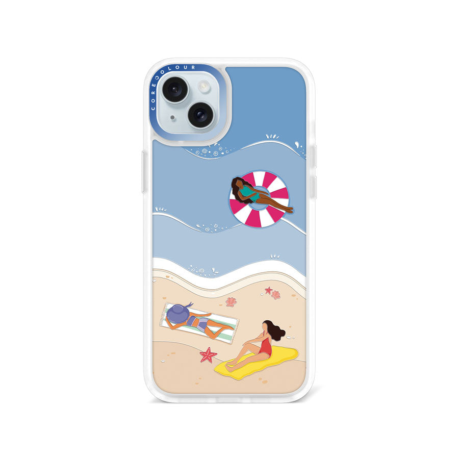iPhone 15 Plus Azure Splash Phone Case Magsafe Compatible - CORECOLOUR