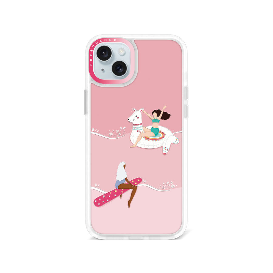 iPhone 15 Plus Pinky Summer Days Phone Case Magsafe Compatible - CORECOLOUR