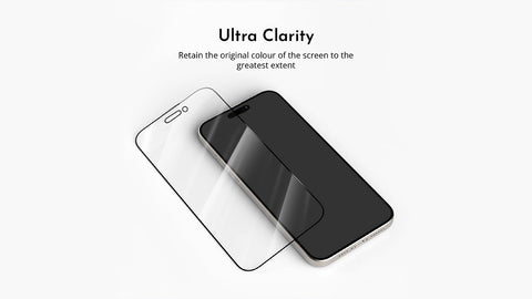 iPhone 12-15 Series Full Coverage Tempered Glass Screen Protector with Phone Stand Installation Tool