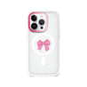 iPhone 14 Pro Pink Ribbon Bow Phone Case MagSafe Compatible - CORECOLOUR