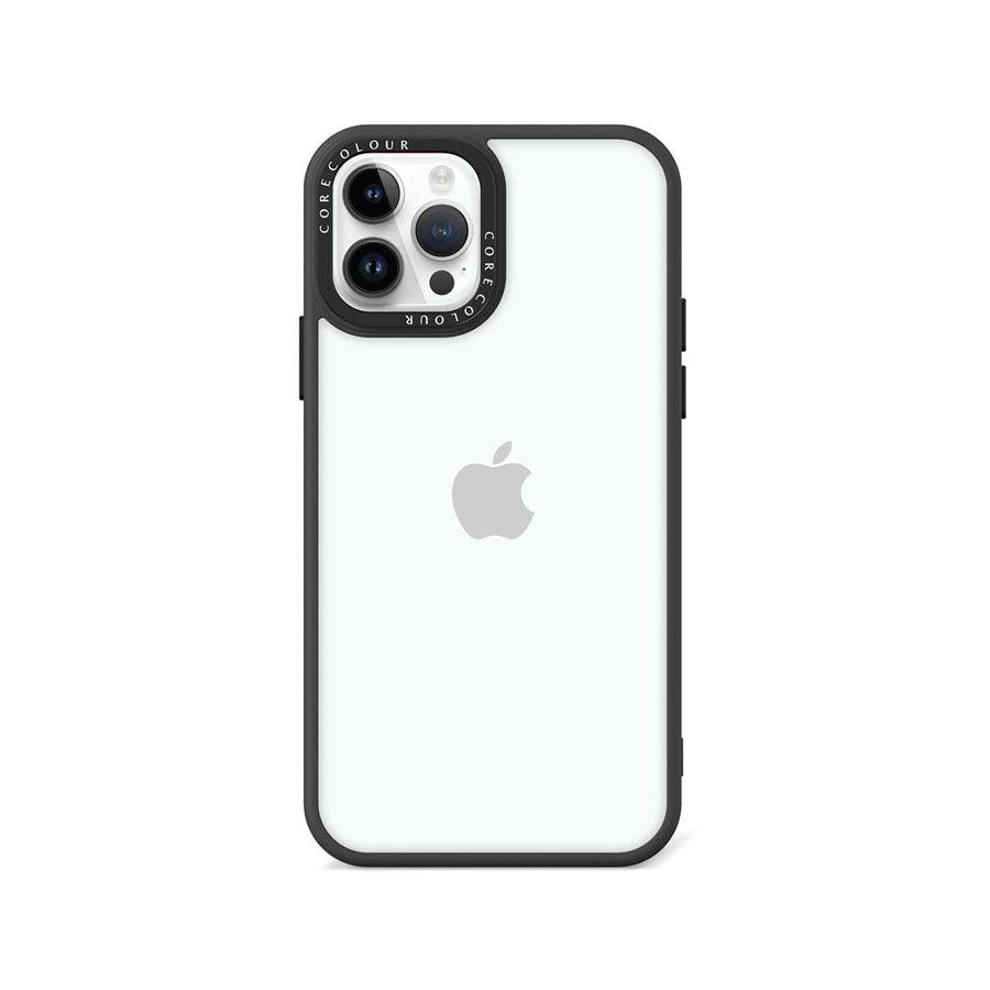 iPhone 11 Pro Jet Black Clear Phone Case - CORECOLOUR