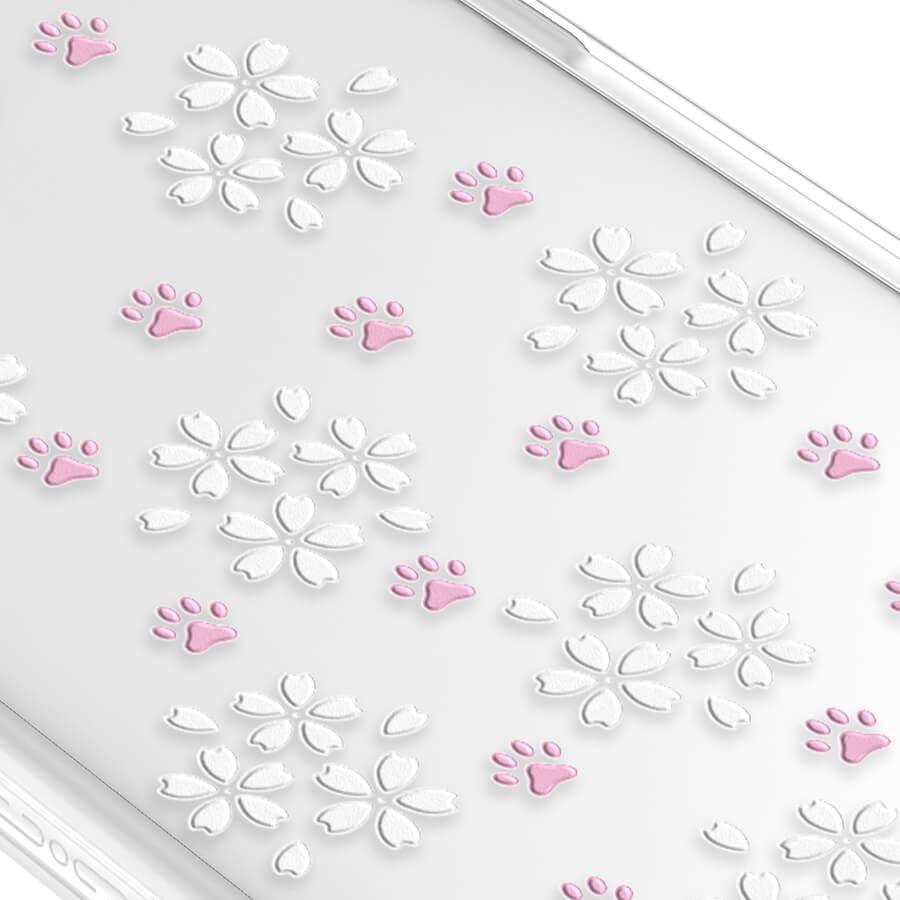 iPhone 12 Cherry Blossom Paw Phone Case MagSafe Compatible - CORECOLOUR AU