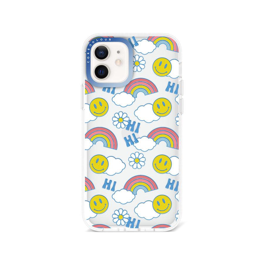 iPhone 12 Hi There Rainbow Phone Case - CORECOLOUR