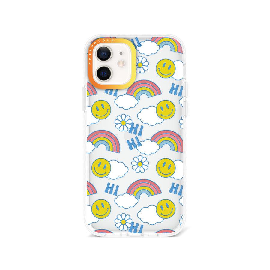 iPhone 12 Hi There Rainbow Phone Case - CORECOLOUR