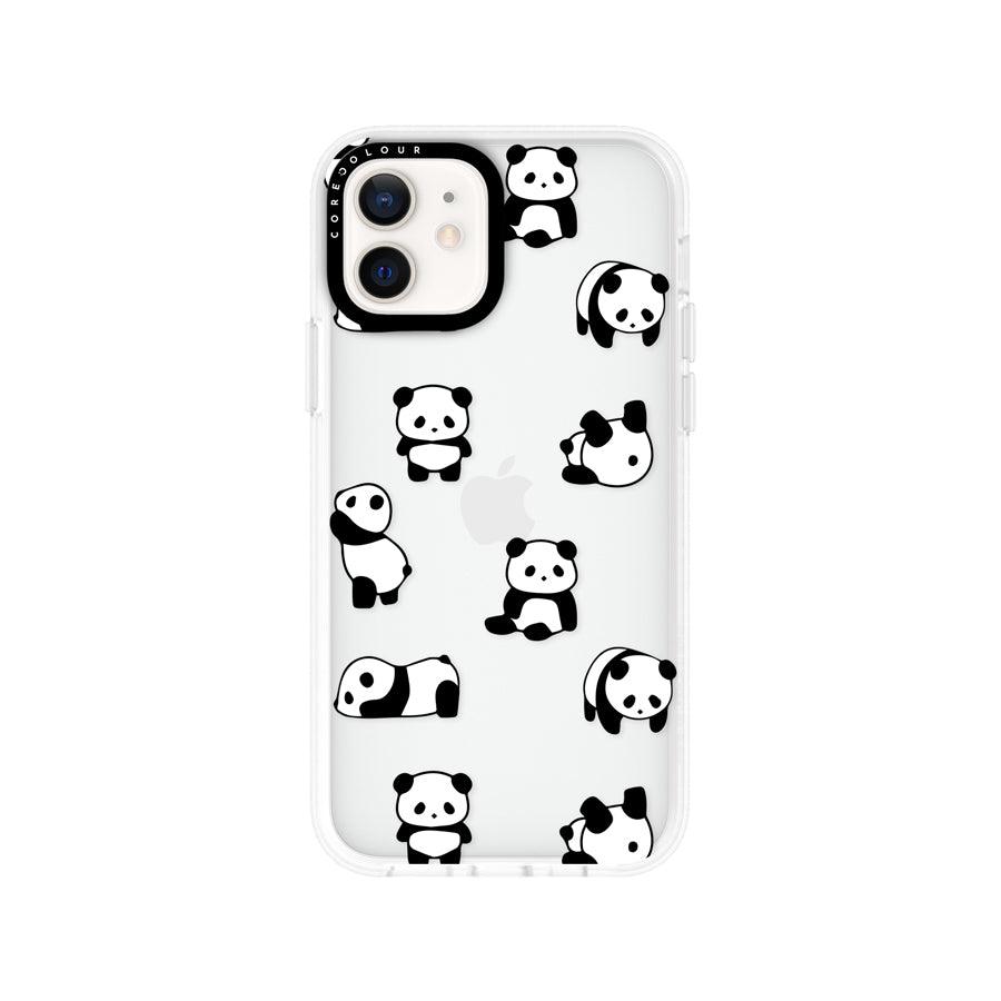 iPhone 12 Moving Panda Phone Case 