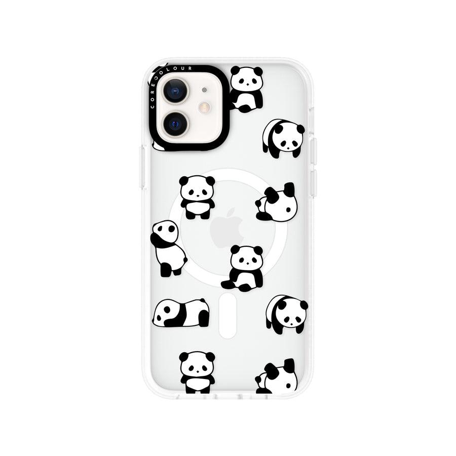 iPhone 12 Moving Panda Phone Case MagSafe Compatible 
