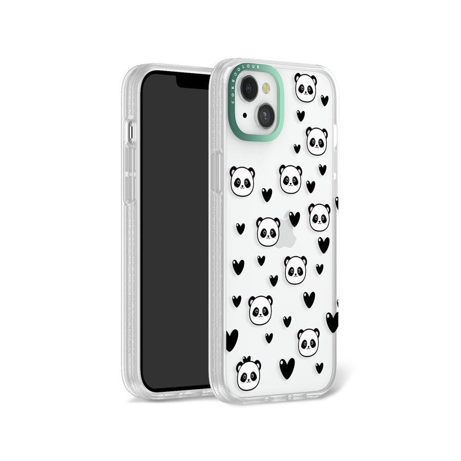 iPhone 12 Panda Heart Phone Case 