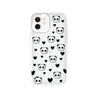 iPhone 12 Panda Heart Phone Case 