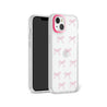 iPhone 12 Pink Ribbon Minimal Line Phone Case MagSafe Compatible 
