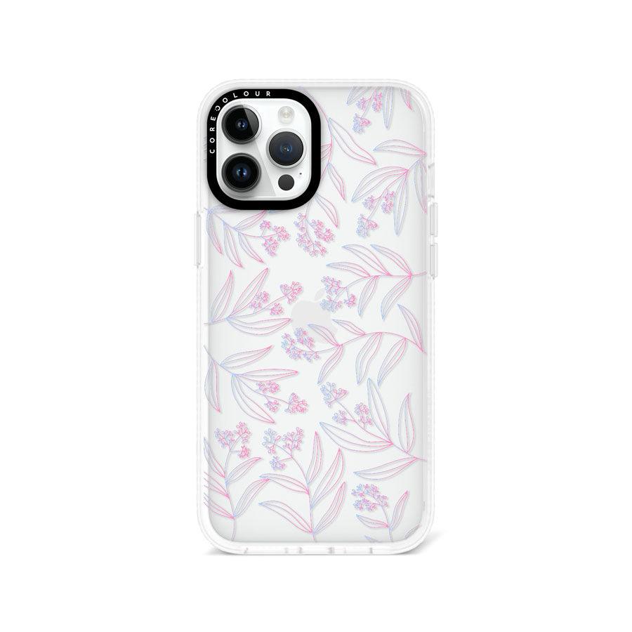 iPhone 12 Pro Max Mauve Leaf Phone Case 