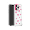 iPhone 12 Pro Pink Ribbon Bow Mini Phone Case 