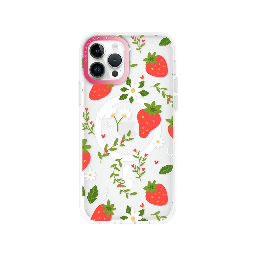 iPhone 12 Pro Strawberry Flower Phone Case MagSafe Compatible - CORECOLOUR AU