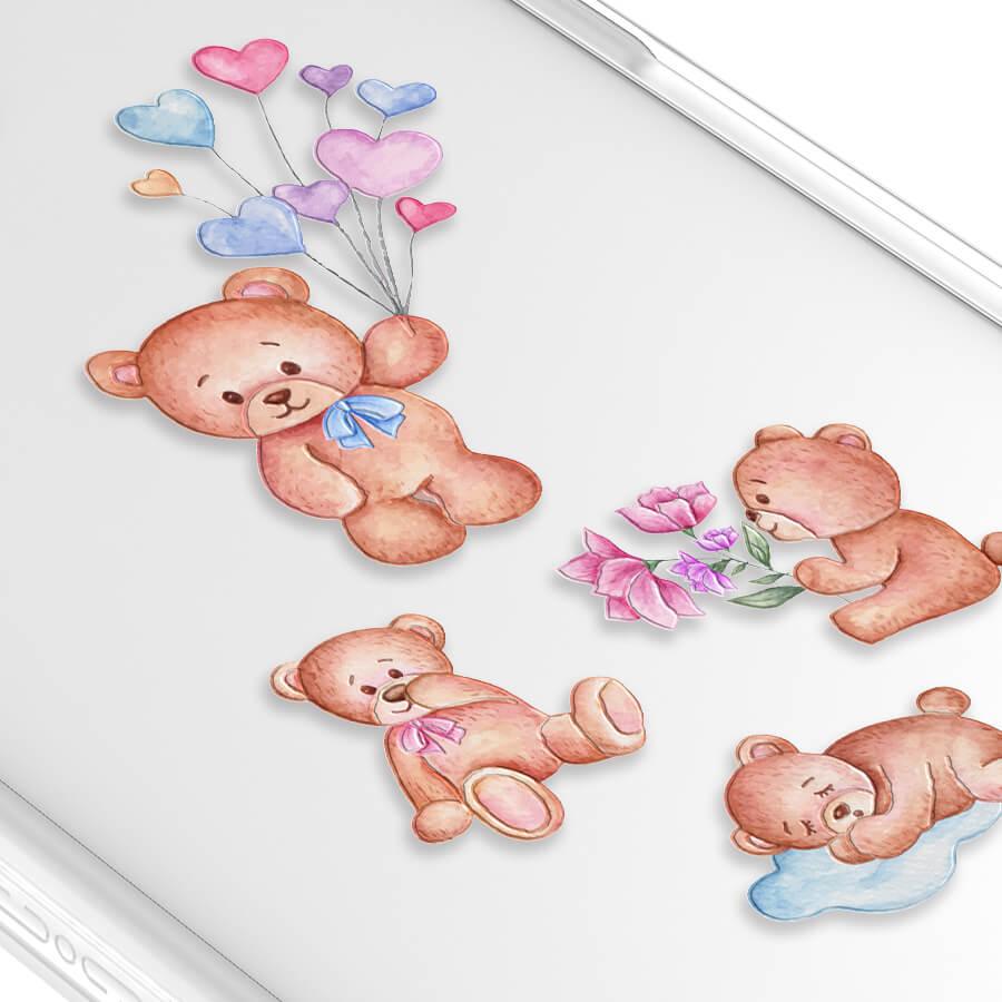 iPhone 12 Pro Teddy Bear Friends Phone Case MagSafe Compatible - CORECOLOUR AU