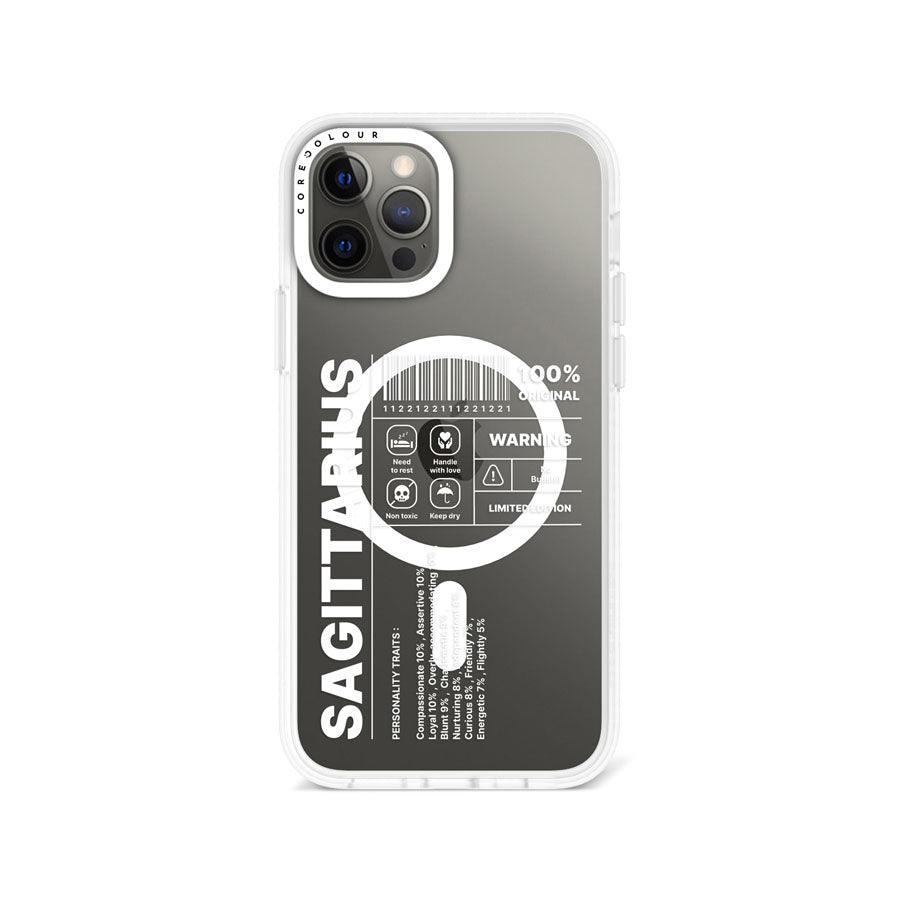 iPhone 12 Pro Warning Sagittarius Phone Case MagSafe Compatible 
