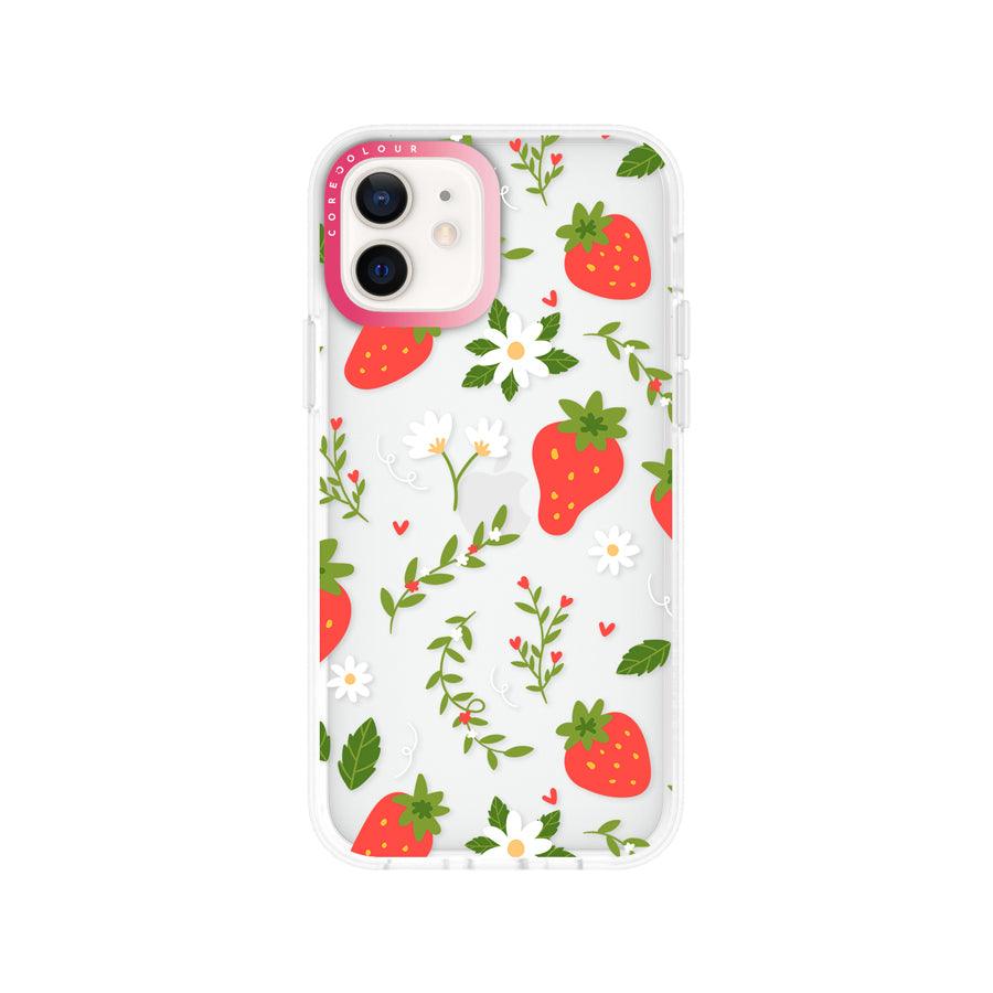 iPhone 12 Strawberry Flower Phone Case - CORECOLOUR AU