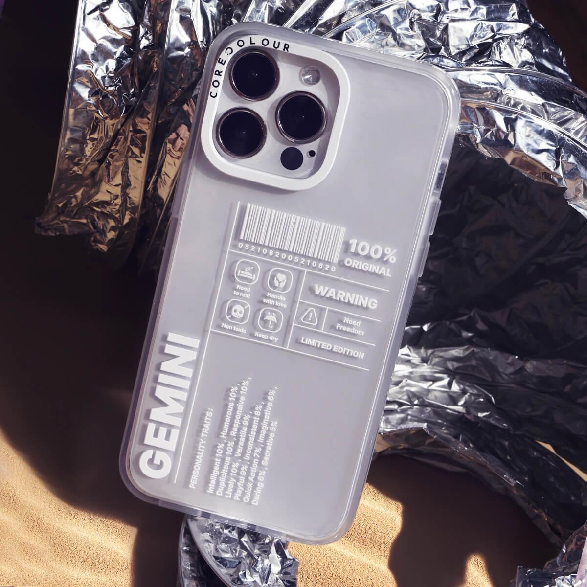 iPhone 12 Warning Gemini Phone Case MagSafe Compatible 