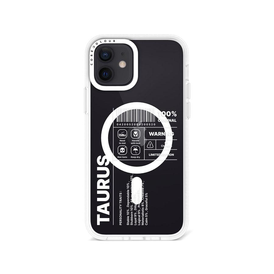 iPhone 12 Warning Taurus Phone Case MagSafe Compatible 