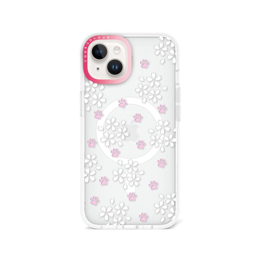 iPhone 13 Cherry Blossom Paw Phone Case MagSafe Compatible - CORECOLOUR AU