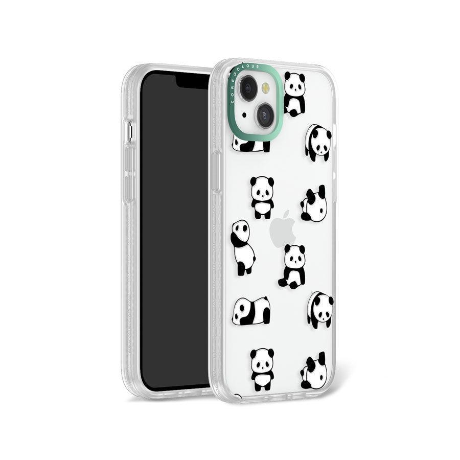 iPhone 13 Moving Panda Phone Case MagSafe Compatible 