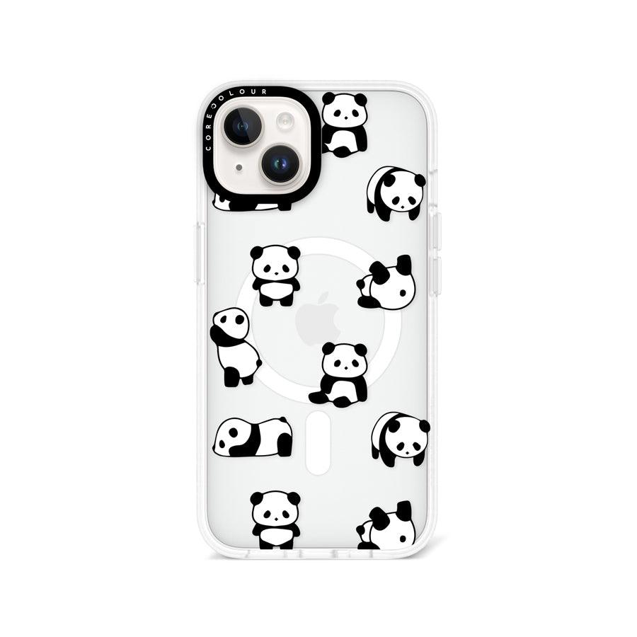 iPhone 13 Moving Panda Phone Case MagSafe Compatible 