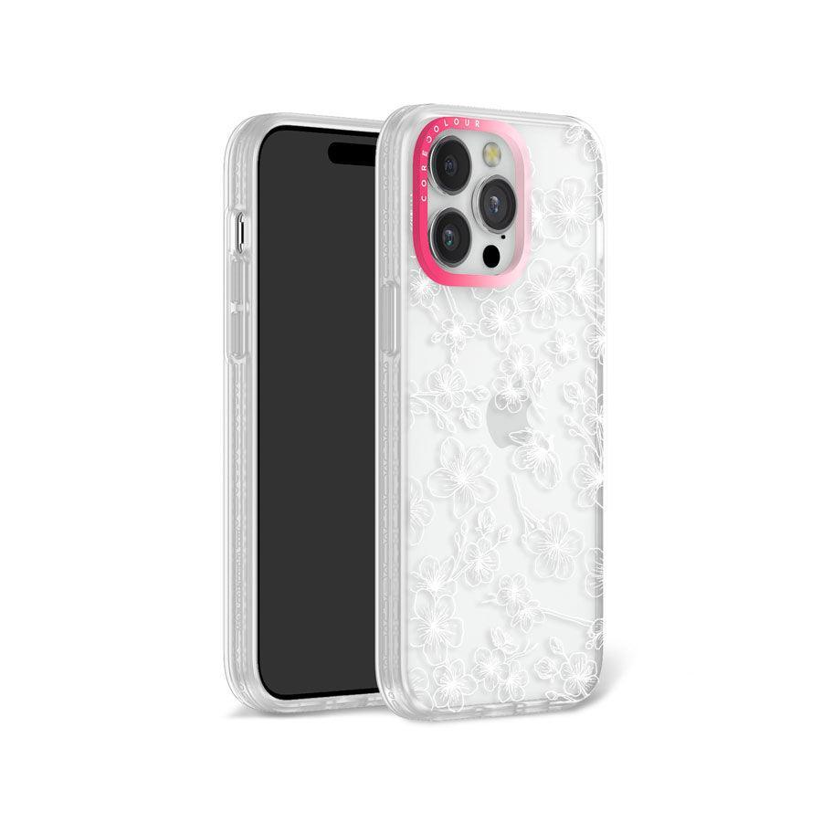 iPhone 13 Pro Cherry Blossom White Phone Case MagSafe Compatible - CORECOLOUR AU