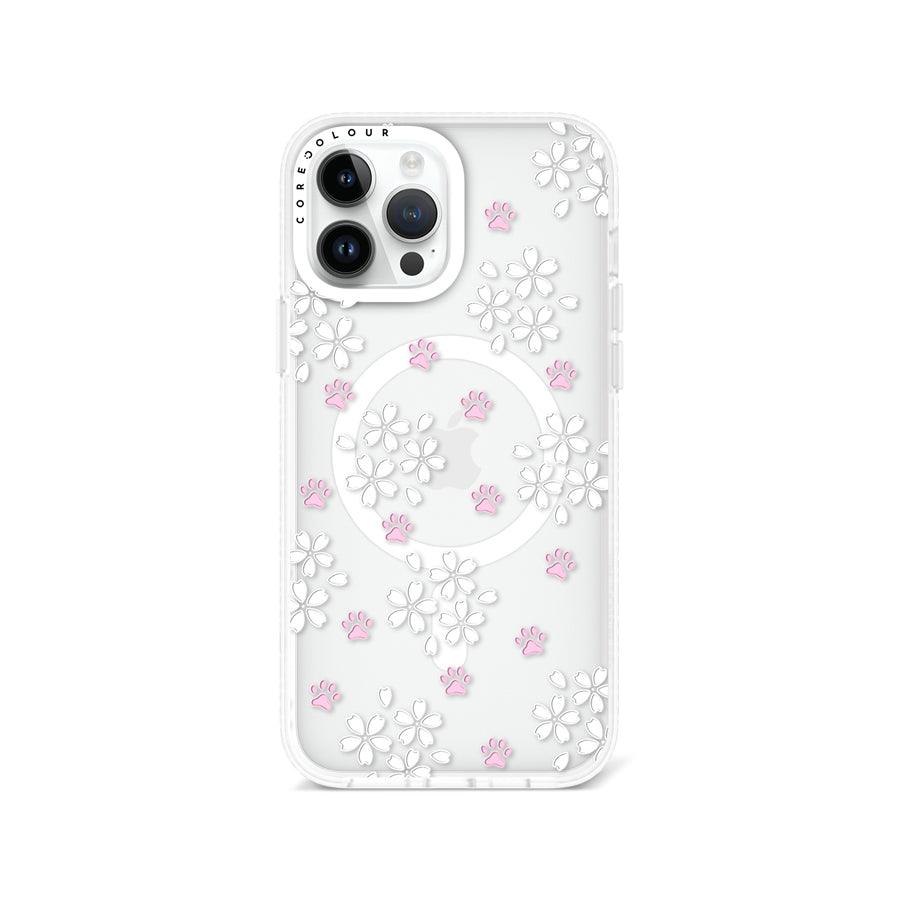 iPhone 13 Pro Max Cherry Blossom Paw Phone Case MagSafe Compatible - CORECOLOUR AU