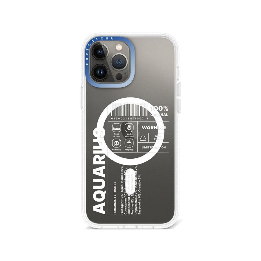 iPhone 13 Pro Max Warning Aquarius Phone Case MagSafe Compatible 