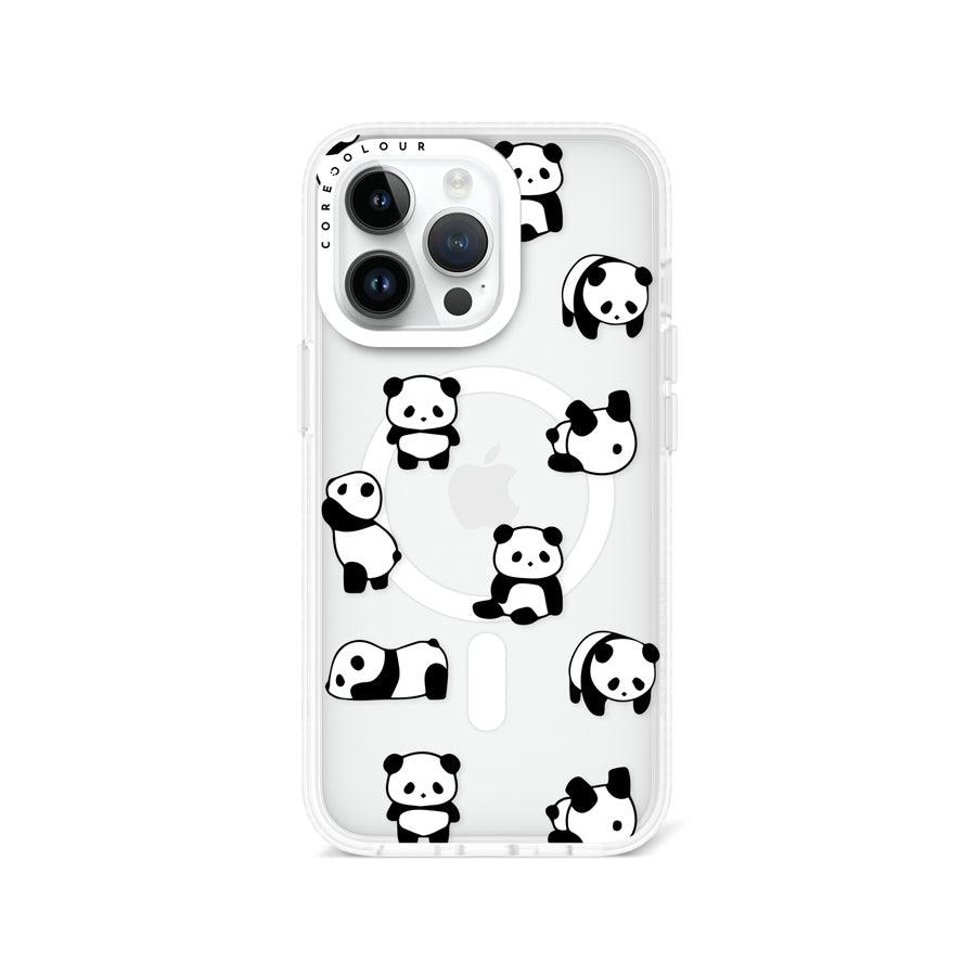 iPhone 13 Pro Moving Panda Phone Case MagSafe Compatible 