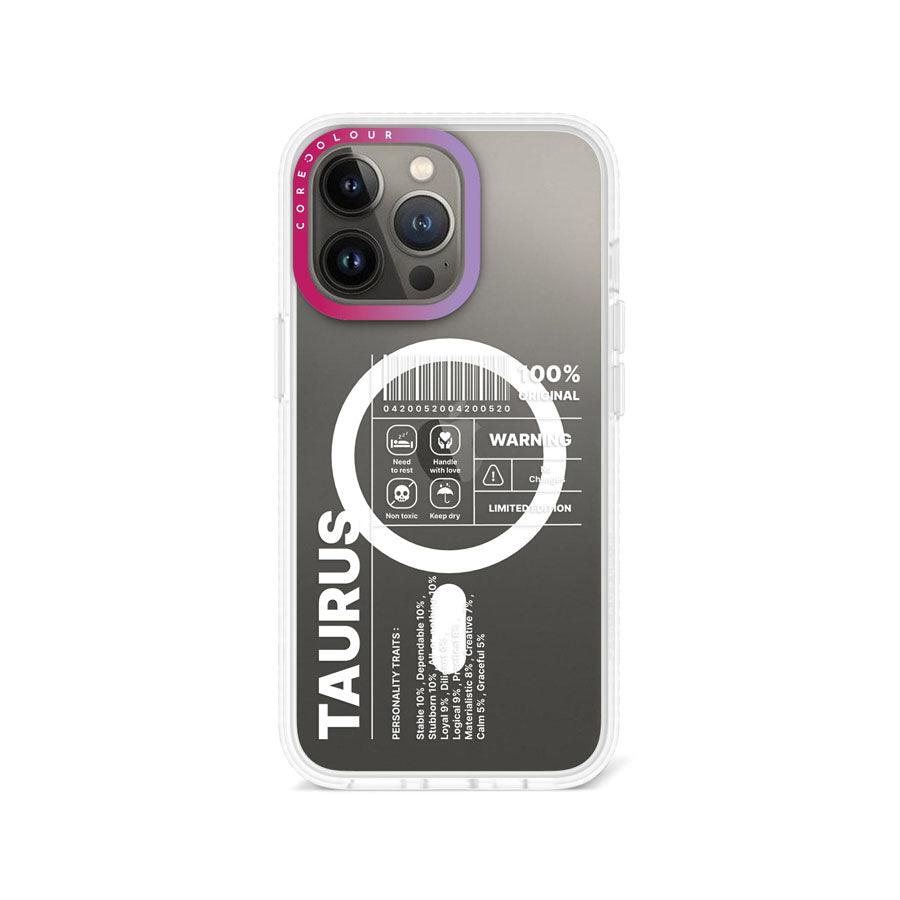 iPhone 13 Pro Warning Taurus Phone Case MagSafe Compatible 