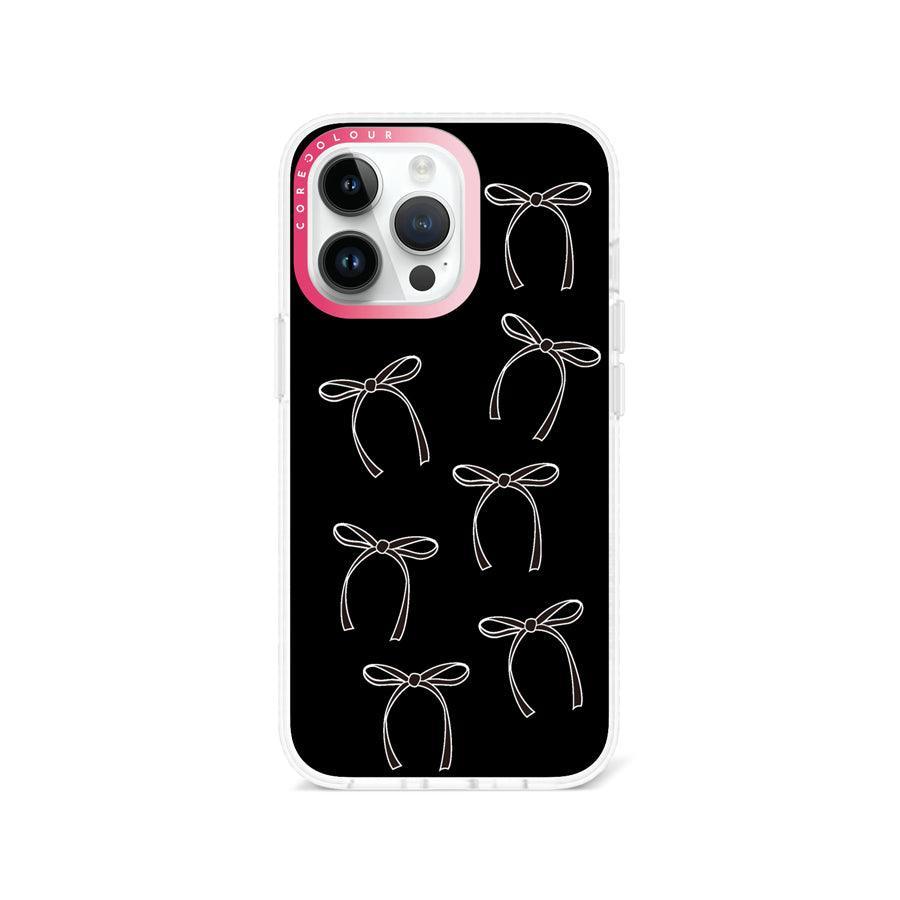 iPhone 13 Pro White Ribbon Minimal Line Phone Case MagSafe Compatible 