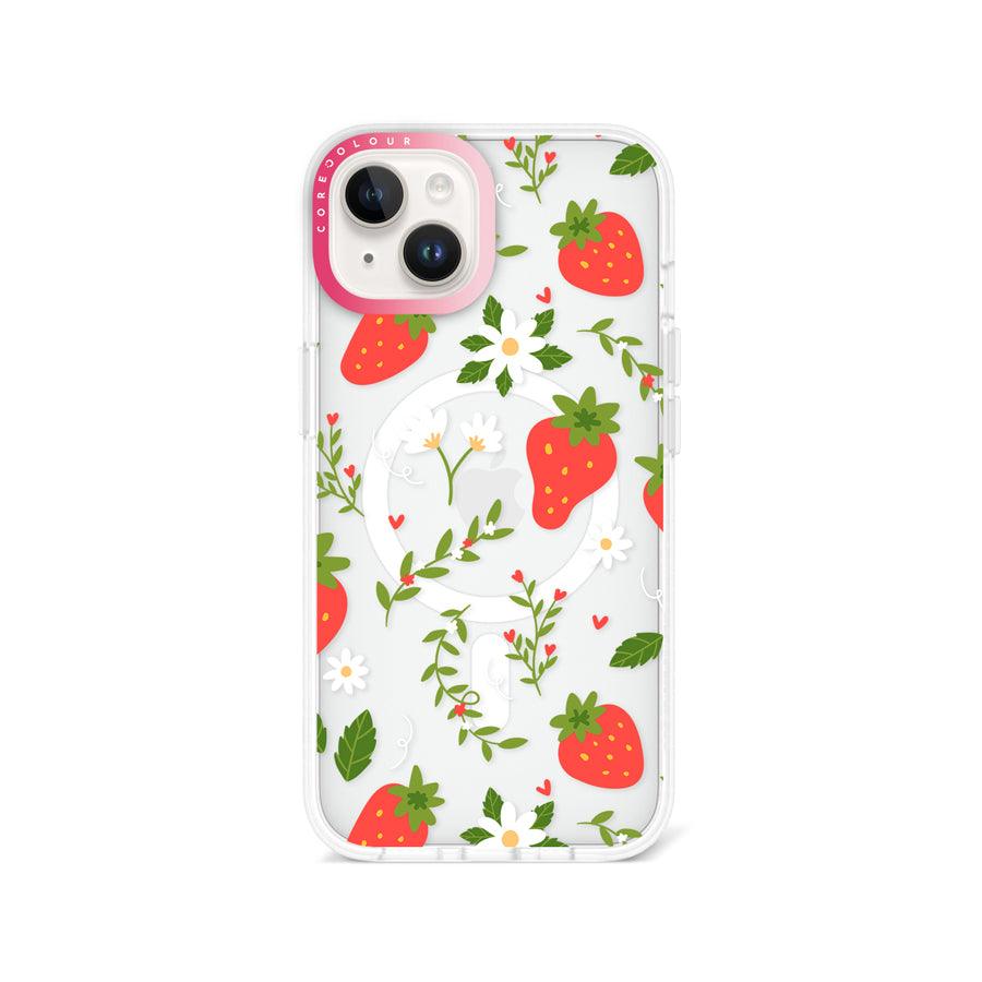 iPhone 13 Strawberry Flower Phone Case MagSafe Compatible - CORECOLOUR AU