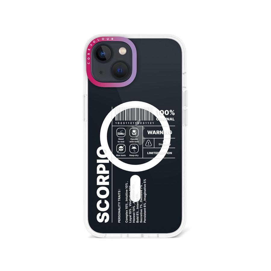 iPhone 13 Warning Scorpio Phone Case MagSafe Compatible 