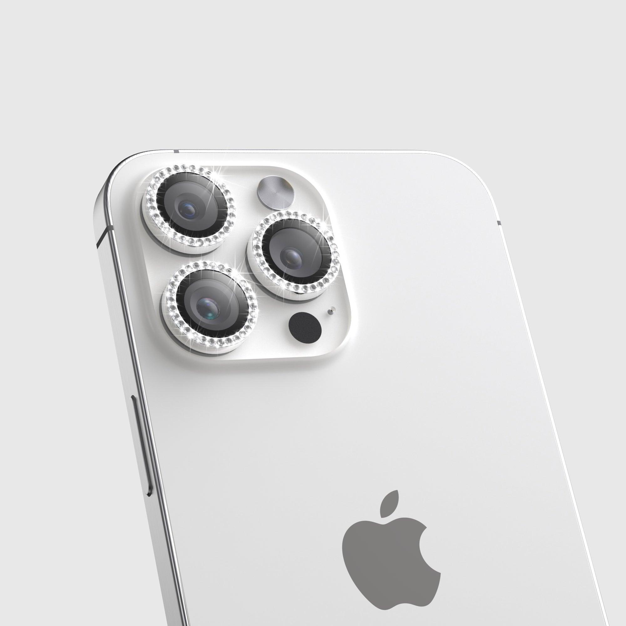 iPhone 14 Camera Lens Bling Silver - CORECOLOUR