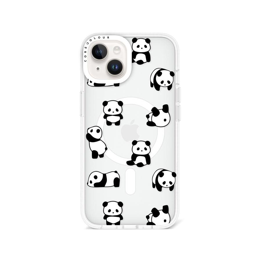 iPhone 14 Moving Panda Phone Case MagSafe Compatible 