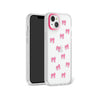 iPhone 14 Pink Ribbon Bow Mini Phone Case MagSafe Compatible 