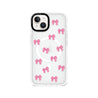 iPhone 14 Pink Ribbon Bow Mini Phone Case MagSafe Compatible 