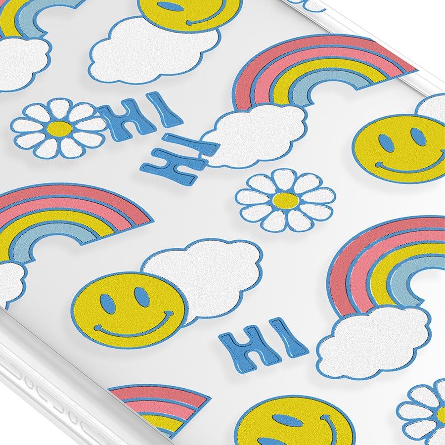iPhone 14 Plus Hi There! Rainbow Phone Case Magsafe Compatible 